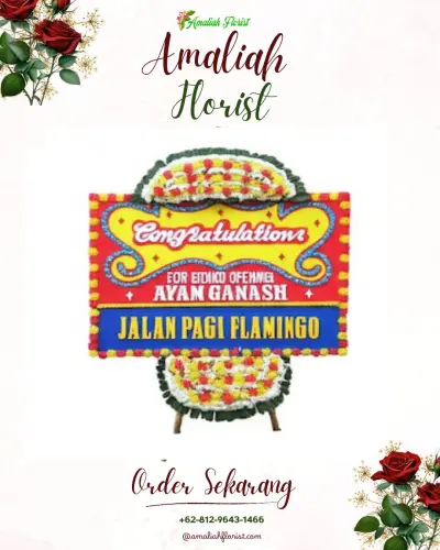 Bunga Papan Congratulation di Dasan Cermen